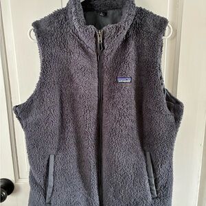 Patagonia Gray Plush Fleece Zip Jacket